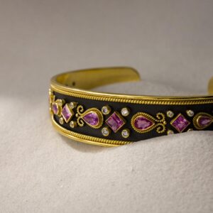 Byzantine collection Sapphire bracelet with diamonds