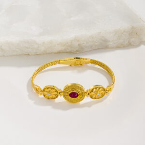 Byzantine collection Ruby bracelet with diamonds