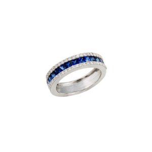 Sapphire ring with Diamonds