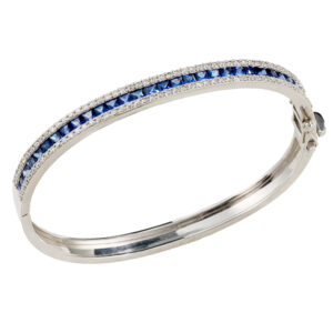 Sapphire bracelet with Diamonds
