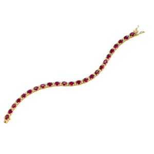 Ruby bracelet with Diamonds
