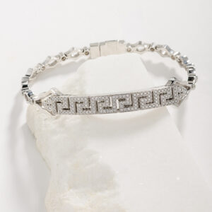 Greek key collection Diamond bracelet